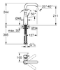 Vòi lavabo Grohe Essence | 23541001