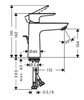 Vòi Lavabo Hansgrohe Talis E110 | 71710000