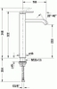 Vòi Lavabo nóng lạnh Duravit C.1 Einhebel-Waschtischmischer XL | C11040002010