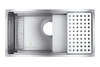 Chậu rửa bát 1 hố hạt sần nội địa Nhật Shigeru | LE JSL-K 3F FS (2 thanh trượt)