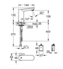 Vòi lavabo tự động, cảm ứng hồng ngoại Grohe Eurosmart CE | 36327001