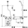 Sen tắm Nhật nội địa KVK | KF800WT