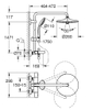 Sen cây 3 xả Grohe Euphoria System 260 | 27475002
