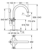 Vòi sen bồn tắm đặt sàn Grohe | 25044003 + 45984001