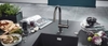 Vòi rửa bát, dây rút, 2 chế độ nước nhập Nhật Grohe | JP351500 (3028000J)