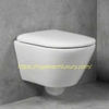 Bồn cầu két treo nắp rơi êm nhập khẩu Đức Duravit D-Neo | 45880900A1+90743 Neeos
