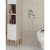 Vòi xịt vệ sinh nhập khẩu Đức Hansgrohe Bidette với EcoSmart, màu đen mờ | 29230670
