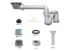 Chậu rửa bát một hố hạt sần nội địa Nhật Shigeru | LE JSM-K 2F FS (1 thanh trượt)
