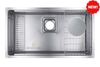 Chậu rửa bát một hố hạt sần nội địa Nhật Shigeru | LE JSM-K 2F FS (1 thanh trượt)