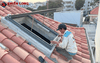 Công trình giếng trời lật úp tự động 1.100 × 1.100mm