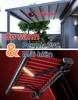 So sánh Pergola PVC và mái hiên tự động cao cấp – Giải pháp chịu gió cấp 5–6