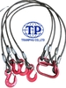 Sling cáp thép bấm chì mắt cứng