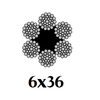 Cáp thép Uni 50 (6x36+IWRC)