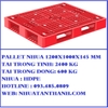 PALLET NHỰA MÀU ĐỎ