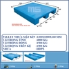 PALLET NHỰA MẶT KÍN 1200X1000X160 MM