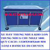 XE ĐẨY THÙNG NHỰA 500L