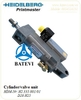 Cylinder valve unit H2.335.001/01