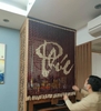 Rèm ngăn bàn thờ chung cư