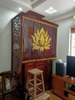 Rèm ngăn bàn thờ chung cư