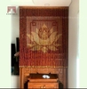 Rèm hạt gỗ Hương che phòng thờ