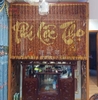 Rèm hạt gỗ Hương che phòng thờ