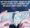 Đế tản nhiệt điện thoại K3 làm lạnh bán dẫn có đèn LED siêu đẹp tốc độ quạt 7000 vòng/ phút