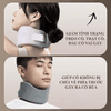 Đai nẹp cổ giúp định hình giảm đau cổ vai gáy, tránh cổ rùa, trật cổ bảo vệ đốt sống cổ với chất liệu mút xốp mềm mại đàn hồi tốt DNC00001