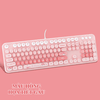 Bàn phím có dây SWEET GẤU kết nối cổng USB tiện lợi với màu sắc nữ tính vô cùng dễ thương