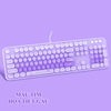 Bàn phím có dây SWEET GẤU kết nối cổng USB tiện lợi với màu sắc nữ tính vô cùng dễ thương