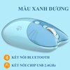 Chuột không dây M3 thiết kế tai mèo kết nối bằng chip USB 2.4 và BLUETOOTH với điện thoại, ipad, máy tính,...