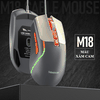 Chuột có dây SMAILWOLF M18 kết nối bằng dây cổng USB với thiết kế công thái học kèm theo độ nhạy lên đến 3600DPI