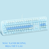 Bàn phím có dây SWEET GẤU kết nối cổng USB tiện lợi với màu sắc nữ tính vô cùng dễ thương
