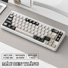 Bàn phím không dây FREEWOLF M68 kết nối 3 chế độ với thiết kế mini size 68 phím vô cùng nhỏ gọn kèm theo đèn led nền 7 màu cực đẹp