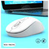 Chuột văn phòng K-SNAKE W300 kết nối không dây bằng Bluetooth và USB 2.4G với thiết kế mini nhỏ gọn màu sắc hiện đại trẻ trung