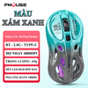 Chuột không dây FMOUSE M235 PRO kết nối 3 chế độ BT - USB 2.4G - Type-C thiết kế kiểu dáng xe đua cool ngầu đèn led RGB cực đẹp với độ nhạy lên đến 4800DPI polling rate 1000Hz