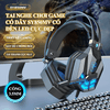 Tai nghe chơi game SY-850MV kết nối có dây bằng cổng AUX 3.5mm thiết kế gaming kèm theo đèn led với âm thanh sống động
