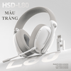 Tai nghe không dây SMAILWOLF L80 thế hệ mới kết nối 3 chế độ Bluetooth - 2.4G - Type-C với âm thanh 3D sống động kèm theo micro khử tiếng ồn hỗ trợ đàm thoại