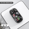 Chuột không dây K-SNAKE BM200 kết nối BLUETOOTH và USB 2.4G thiết kế trong suốt siêu mỏng với đèn led RGB cực đẹp