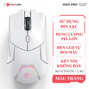 Chuột không dây FMOUSE M501 PRO kết nối bằng Bluetooth và chip USB 2.4G có đèn led tự động đổi màu với độ DPI lên đến 4000