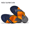 Dép xỏ ngón nam LOULUEN quai đeo bằng dây da chống thấm nước với thiết kế đường vân 3D mang êm chân G00029