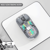 Chuột không dây K-SNAKE BM200 kết nối BLUETOOTH và USB 2.4G thiết kế trong suốt siêu mỏng với đèn led RGB cực đẹp