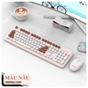 Bộ bàn phím và chuột không dây K-SNAKE WK200 kết nối bằng USB 2.4G với thiết kế phím fullsize 104 phím đa dạng màu sắc