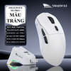 Chuột không dây chuyên game SMAILWOLF M3/ M3 PRO+ kết nối 3 chế độ BT - 2.4G - TYPE-C với độ nhạy lên đến 12000DPI kèm theo đế sạc không dây đèn led RGB