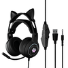 Tai nghe gaming SY-G25 với thiết kế tai mèo cực kì dễ thương có đèn led RGB dành cho game thủ