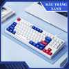 Bàn phím có dây INPHIC K9MINI (K902) thiết kế TKL 87 phím kiểu dáng robot đèn led 7 màu chớp nháy dành cho game thủ
