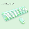 Bộ bàn phím và chuột không dây MOFII HELLO BEAR kết nối chip USB 2.4G thiết kế họa tiết gấu dễ thương và màu sắc nữ tính