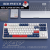 Bàn phím cơ CÓ DÂY FREEWOLF K87 sử dụng RED SWITCH trang bị đèn led RGB và có hotswap có thể thay switch dễ dàng chuyên game dành cho game thủ