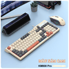Bộ bàn phím và chuột có dây K-SNAKE KM800 PRO thiết kế mini size 98 phím có đèn led 7 màu kèm theo các nút phối màu hiện đại thời trang