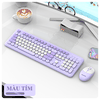 Bộ bàn phím và chuột không dây K-SNAKE WK200 kết nối bằng USB 2.4G với thiết kế phím fullsize 104 phím đa dạng màu sắc