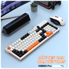 Bộ bàn phím và chuột có dây K-SNAKE KM800 PRO thiết kế mini size 98 phím có đèn led 7 màu kèm theo các nút phối màu hiện đại thời trang